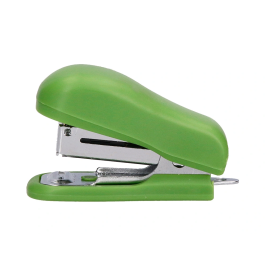 Liderpapel Grapadora Ecouse Mini, Capacidad 12 Hojas, 100% Plástico Reciclado, Incluye 1000 Grapas 26/6