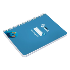 Liderpapel Cuaderno Espiral A5 Pautaguía Tapa Blanda 40 Hojas 75gr Cuadro Pautado 2,5mm Color Azul