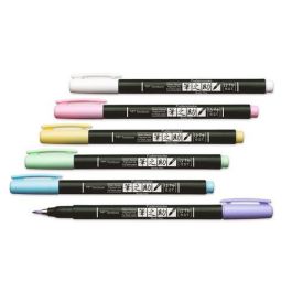 Rotulador Tombow Caligrafia Fudenosuke Punta Pincel Pack De 6 Precio: 15.59000058. SKU: B16N6Y58T4