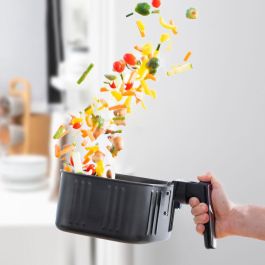 Freidora de Aire InnovaGoods Fryinn Pro 5500 Negro 1700 W 5,5 L Acero Inoxidable