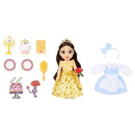 JAKKS PACIFIC Muñeca Bella La Bella y la Bestia Disney 15cm articulada con accesorios