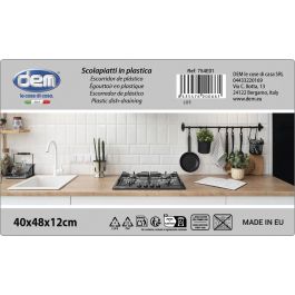 Inde Escurridor de Plástico 48 x 40 x 12 cm (6 Unidades)