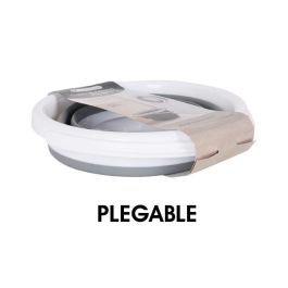 Confortime Cubo Plegable de Plástico 5 Litros (6 Unidades)