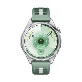 Huawei WATCH GT6 46mm Atum-B19W, Correa Verde Tejida, Reloj Inteligente AMOLED Táctil