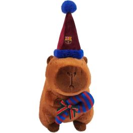 CYP BRANDS Peluche Capibara Gorro Papa Noel FC Barcelona 35cm
