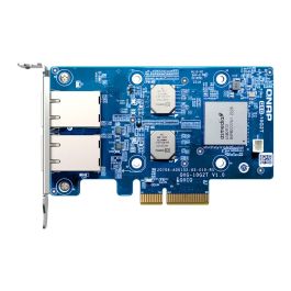 Qnap QXG-10G2T Tarjeta de red PCIe 10 GbE doble puerto RJ45 multivelocidad Marvell AQtion AQC107