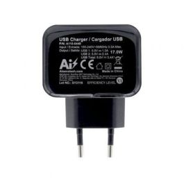 Aisens Cargador USB 17W 5V/3.4A, 2 Puertos con Control Inteligente, Negro Aisens Cargador USB 17W 5V/3.4A, 2 Puertos con Control Inteligente, Negro