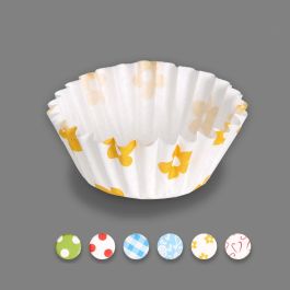 Best Products Blister con 75 moldes de papel para magdalenas Ø4,3x2,5cm colores surtidos