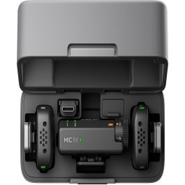 Dji Mic Mini Micrófono Inalámbrico (2 Transmisores + 1 Receptor + Estuche de Carga)