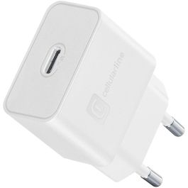 Cellularline Cargador de Viaje Súper Rápido USB-C 25W para Samsung, Blanco