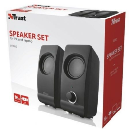 Trust Altavoces 2.0 Remo Speaker Set 8 W RMS USB Negro Trust Altavoces 2.0 Remo Speaker Set 8 W RMS USB Negro