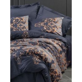 ASI8683743799916 Juego de Cama 100% Algodón Satén Azul - 1 Funda Nórdica 220x240 cm y 2 Fundas Almohada 60x60 cm ASI8683743799916 Juego de Cama 100% Algodón Satén Azul - 1 Funda Nórdica 220x240 cm y 2 Fundas Almohada 60x60 cm