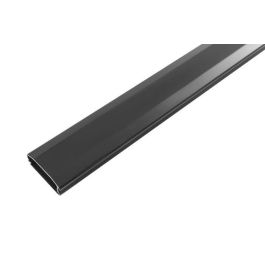 Vivolink Cubierta de cable de aluminio negra 110x6x2cm para instalación profesional y ordenada