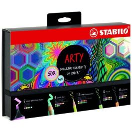 Stabilo Set Creativo Arty Estuche 50 Ud C-Surtidos Bolígrafos Marcadores Lápices Rotuladores Acuarela Tonos Pastel Precio: 45.59000006. SKU: B1ENJYN2ZQ