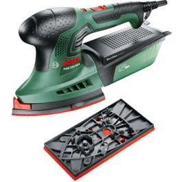 BOSCH Lijadora multifunción PSM 200 AES Microfiltro con caja