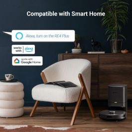 EZVIZ RE4 Plus Robot Aspirador y Fregasuelos con Base Autovaciable 4L, 90 Días sin Vaciar, 4000 Pa, Navegación LiDAR, Negro EZVIZ RE4 Plus Robot Aspirador y Fregasuelos con Base Autovaciable 4L, 90 Días sin Vaciar, 4000 Pa, Navegación LiDAR, Negro