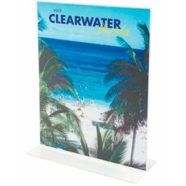 Faibo Portacartel De Sobremesa En Forma De T Din A5 Vertical 21.5x15x8.3 cm Precio: 2.50000036. SKU: B15DJB8TXE