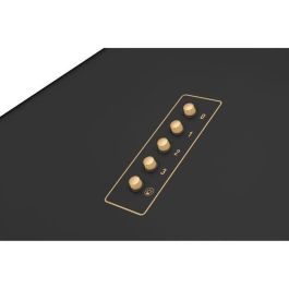 Amica OKC6212RA Campana Extractora de Pared Decorativa Retro Negra - 76/104 x 60 x 50 cm