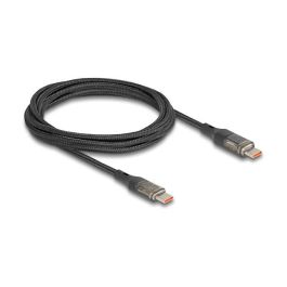 Delock Cable USB Tipo C a Tipo C 2m, USB 2.0, PD 3.0 100W Carga Rápida con Indicador de Potencia, Trenzado Textil Negro Precio: 35.50000003. SKU: B199ZJP6J6