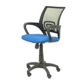 Silla Piqueras Y Crespo Vianos Brazos Fijos Mecanismo Basculante Con Regulador De Presion Elevacion Del Asiento En Altura Respaldo Malla Transpirable Negra Y Tapizado Aran Azul Precio: 101.79000007. SKU: S5702302