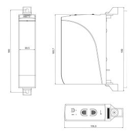 Schellenberg Recogedor eléctrico rollo power 35 22637 - Enrollador de correa manual, temporizador programable, detección de obstáculos, fácil montaje