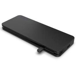 Lenovo USB-C Slim Travel Dock - Adaptador Portátil con Expansión de Puertos, Soporte para Pantallas de Alta Resolución y Carga Óptima