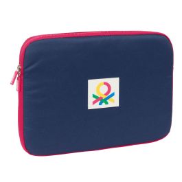 Funda para Portátil Benetton Cherry Cereza Azul marino 15,6'' 39,5 x 27,5 x 3,5 cm