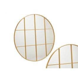 Giftdecor Espejo Redondo Ventanal 100 cm Oro Precio: 97.79000022. SKU: S3611218