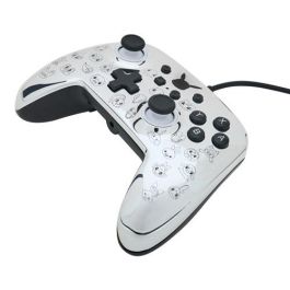 Power A Mando con Cable 1522785-01 para Nintendo Switch, Pikachu Negro/Plata, con Cable de 3m y Botones Asignables