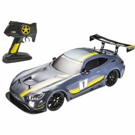 Mondo Mercedes AMG GT3 Coche Radiocontrol Escala 1:10 - 30 km/h, Tracción 4x4, Batería Incluida, Edad +8 años