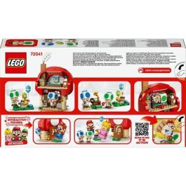 LEGO 72041 Fiesta En La Casa De Toad Super Mario con Figuras Toad Azul y Verde y Muebles Desmontables