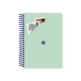 Antartik Agenda Espiral Here and Now A5+ 2026 Día Página Verde Papel 80g FSC