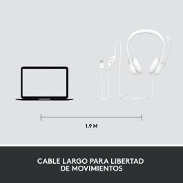 Auriculares Logitech H390 Blanco Auriculares Logitech H390 Blanco