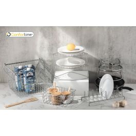 Organizador de utensilios gris 36x26 cm Confortime (10 Unidades) Organizador de utensilios gris 36x26 cm Confortime (10 Unidades)