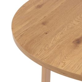 Mesa de Comedor Natural DMF 120 x 120 x 75 cm Mesa de Comedor Natural DMF 120 x 120 x 75 cm