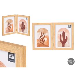Portafoto Doble Efecto Bambu 13X18 Giftdecor (12 Unidades) Precio: 35.50000003. SKU: B19GDAY2LV