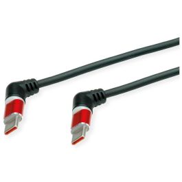 ROLINE 11.02.8347 Cable USB 2.0 Tipo-C a Tipo-C ST/ST, Rotación 360°, Negro/Rojo, 1m Precio: 10.6238. SKU: B15YWGYG53