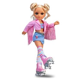 Famosa Nancy Muñeca Un Día de Baile en Patines 43 cm - Incluye Patines de Ruedas, Chaqueta, Top, Falda y Pendientes Famosa Nancy Muñeca Un Día de Baile en Patines 43 cm - Incluye Patines de Ruedas, Chaqueta, Top, Falda y Pendientes
