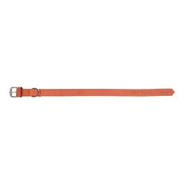 Gloria Collar para Perro de Piel Nobuck Reforzado Suave 65 cm x 30 mm Rojo Oasis