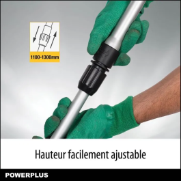 Powerplus POWXG30033 Bordeadora Eléctrica 500W, 320mm Diámetro, Herramientas de Jardín para Cortar Hierbas y Bordes