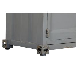 DKD Home Decor Botellero Vintage Gris Metal y MDF 41 x 157.5 x 76.5 cm