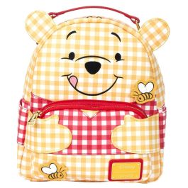 Loungefly Mochila Gingham Winnie the Pooh Disney, cuero vegano, detalles bordados y acolchados 17.5x25x10cm Precio: 68.88999964. SKU: B1GZ6WCF9S