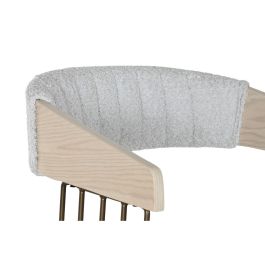 Silla Scandi DKD Home Decor Gris 55 x 76.5 x 51 cm Silla Scandi DKD Home Decor Gris 55 x 76.5 x 51 cm