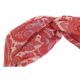 DKD Home Decor Accesorio de Pelo Mediterraneo Ibiza Coral Rosa 8 x 20 x 20 cm Set de 3 (4 Unidades)