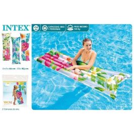 Intex Colchoneta 5 tubos Fashion 183x69 cm PVC - Modelos Surtidos