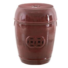 Taburete Rojo Cerámica Decoración 35 X 35 X 48 cm Precio: 69.9017. SKU: B15E56PD6P