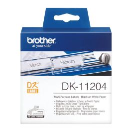 Etiquetas para Impresora Multiuso Brother DK11204 Blanco Papel
