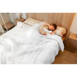 Nalui warmy e200 Edredón Nórdico 4 Estaciones Fibra Hueca Siliconada Softwarm Termoregulador Higiénico Blanco 220x240 cm