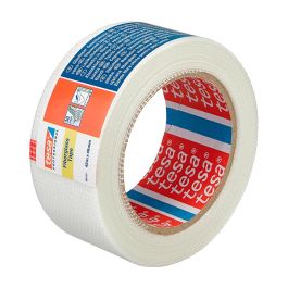 Tesa Cinta Adhesiva Profesional Rollo 45Mx48 mm Fibra De Vidrio Blanco