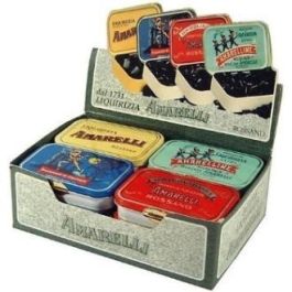 AMARELLI Regaliz Mixto Surtido 40g Expositor 12 unidades (Spezzata, Spezzatina, Rombetti, Favete) Precio: 72.5000001. SKU: B17Y7ZR3GV